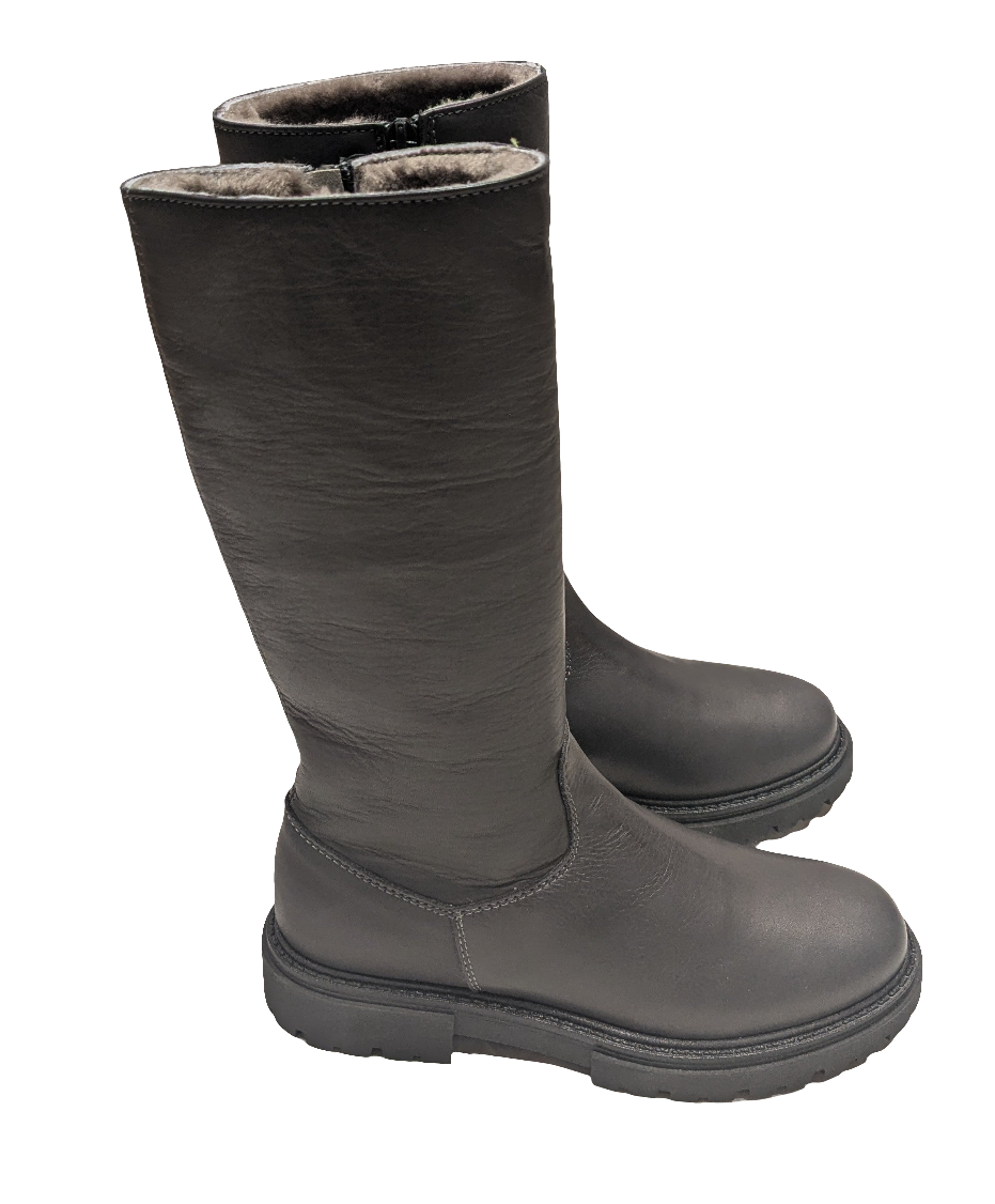 Dianetti Stiefel Schwarz Lammfell Dianetti Winter Lang Stiefel
