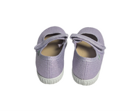 Natural World Ballerinas Mercedes Lila Glitter - Schritt für Schritt