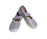 Natural World Ballerinas Mercedes Lila Glitter - Schritt für Schritt