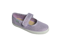Natural World Ballerinas Mercedes Lila Glitter - Schritt für Schritt