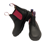 blue heeler Chelsea Boots black/berry - Schritt für Schritt