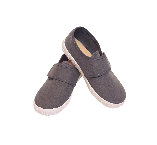 Natural World Klett-Stoffschuhe - Schritt für Schritt